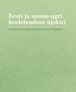 Eesti ja soome-ugri keeleteaduse ajakiri 6.3 (2015). Erinumber: Kõneuurimise suundi / Journal of Estonian and Finno-Ugric Linguistics 6.3 (2015). Special issue: Aspects of speech studies